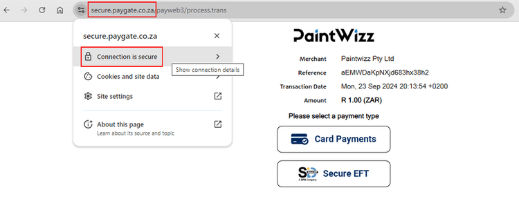 Check Secure Connection